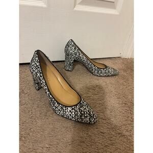 Talbots Kelsey Tweed pumps heel sz 7